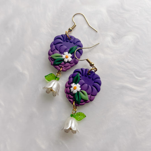BLACKBERRY EARRINGS