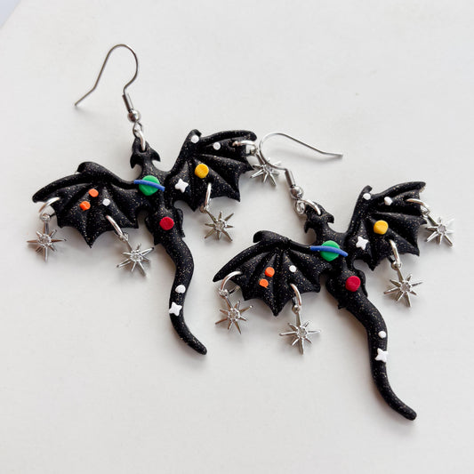 SPACE DRAGON EARRINGS