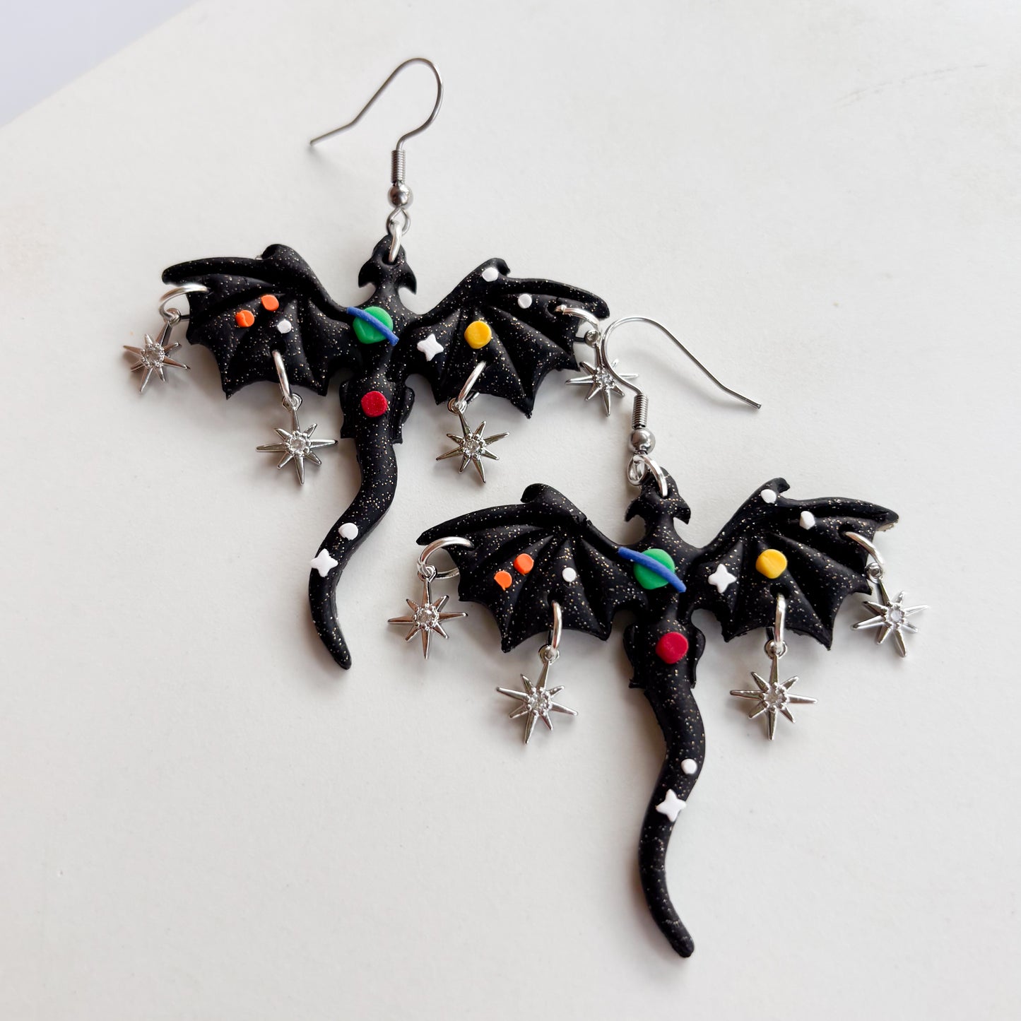 SPACE DRAGON EARRINGS