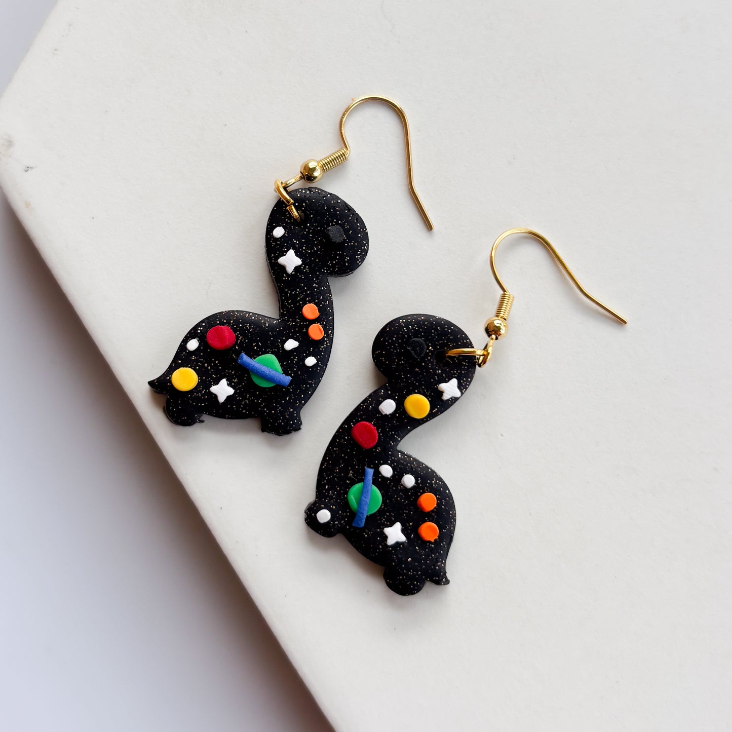 SPACE DINO EARRINGS