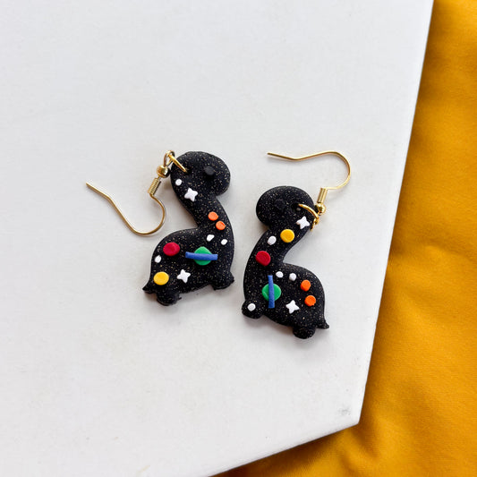 SPACE DINO EARRINGS