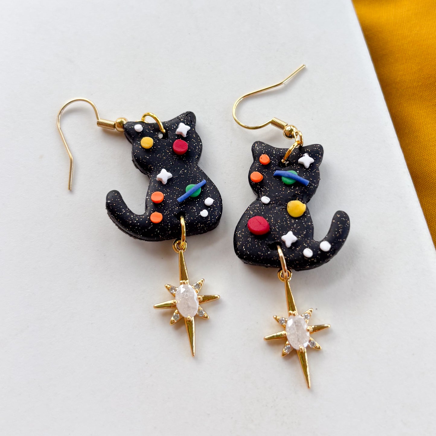 SPACE CAT EARRINGS