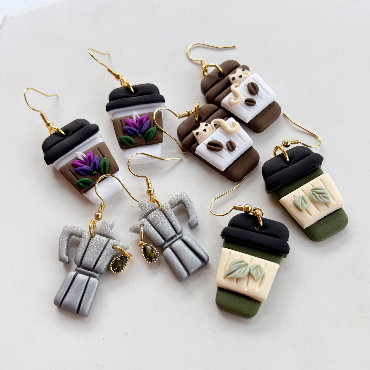 CAT-PPUCHINO EARRINGS