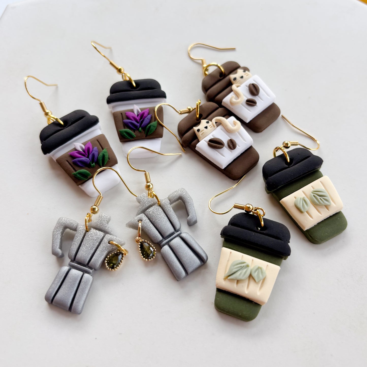 MATCHA LATTE EARRINGS