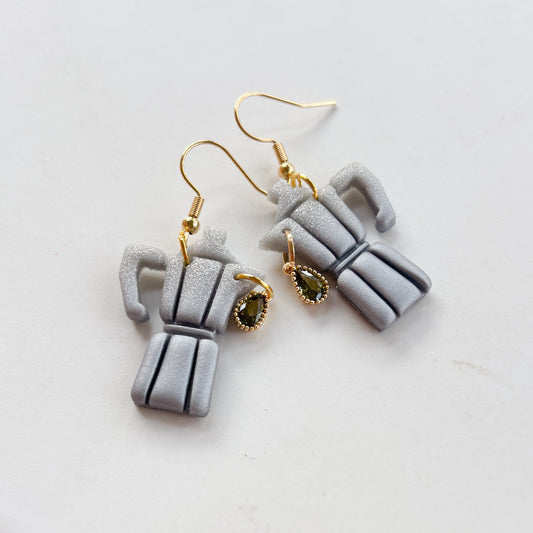 ESPRESSO COFFEE MAKER EARRINGS