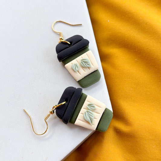 MATCHA LATTE EARRINGS