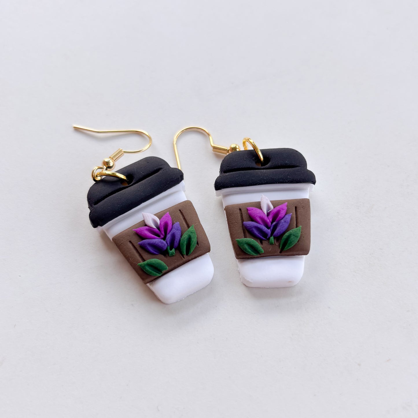 LAVENDER LATTE EARRINGS