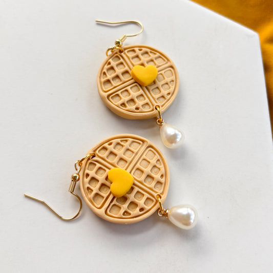 WAFFLE EARRINGS