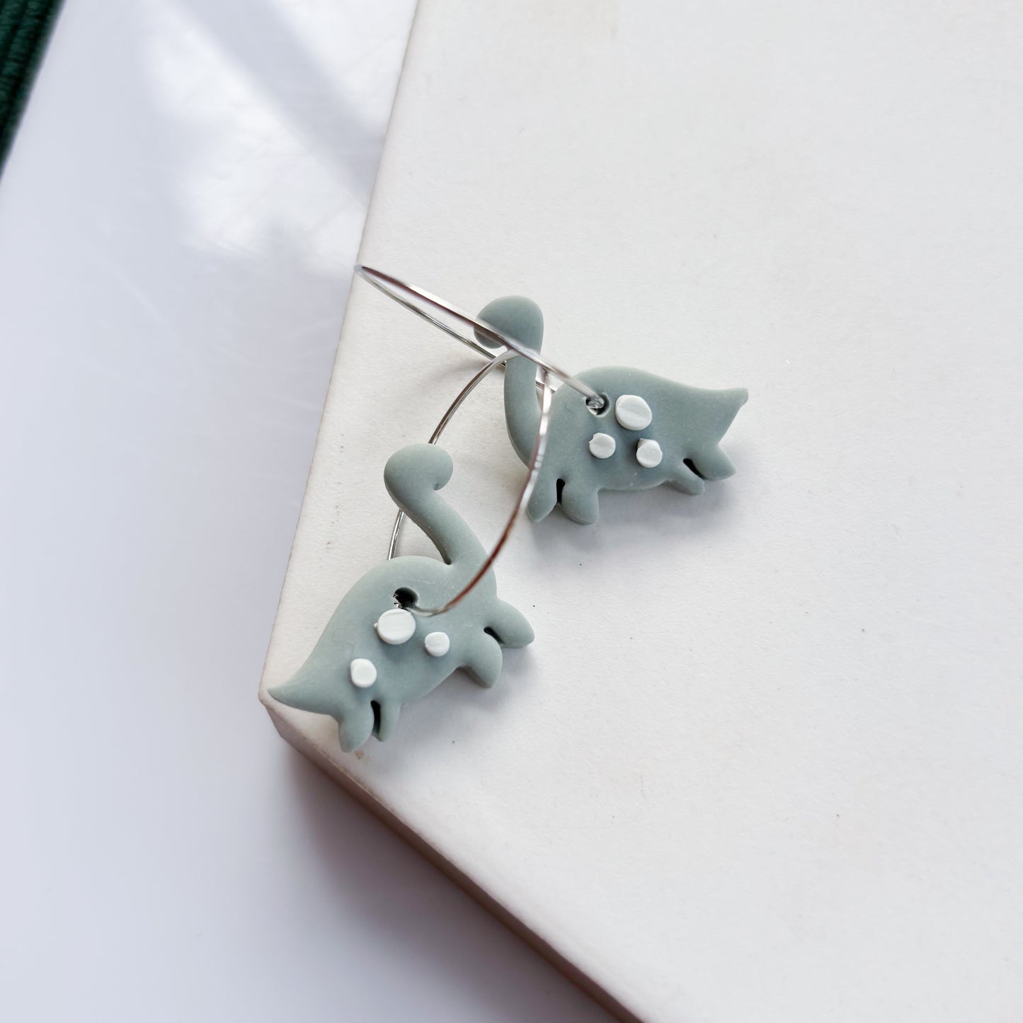 LOCH NESS MONSTER HOOP EARRINGS