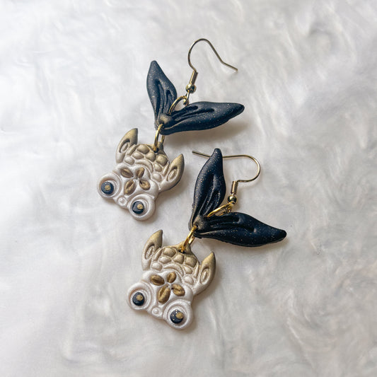 PEARLY METALLIC KOI FISH EARRINGS