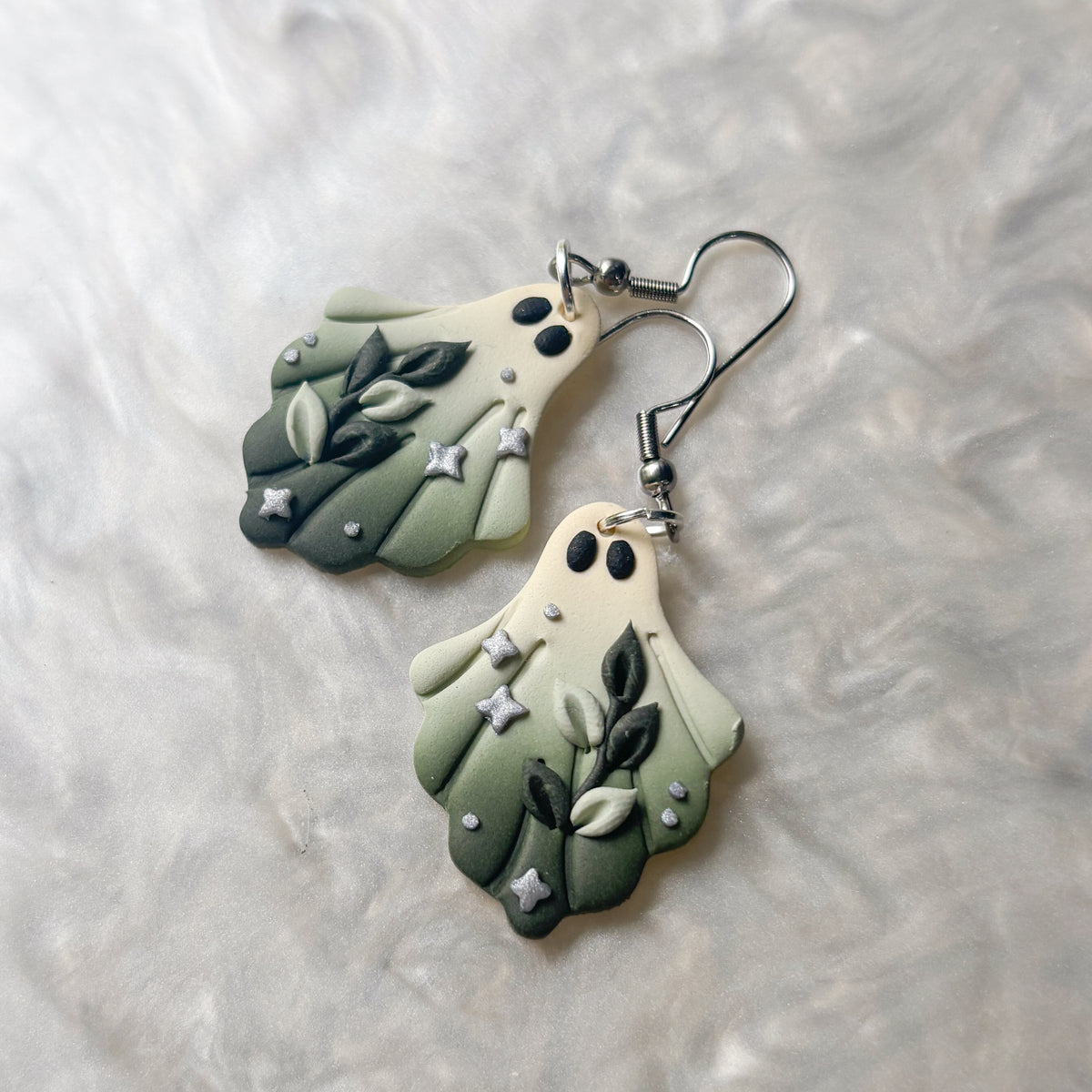 VINE OMBRE GHOST EARRINGS