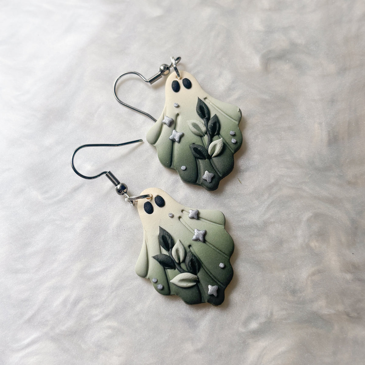 VINE OMBRE GHOST EARRINGS