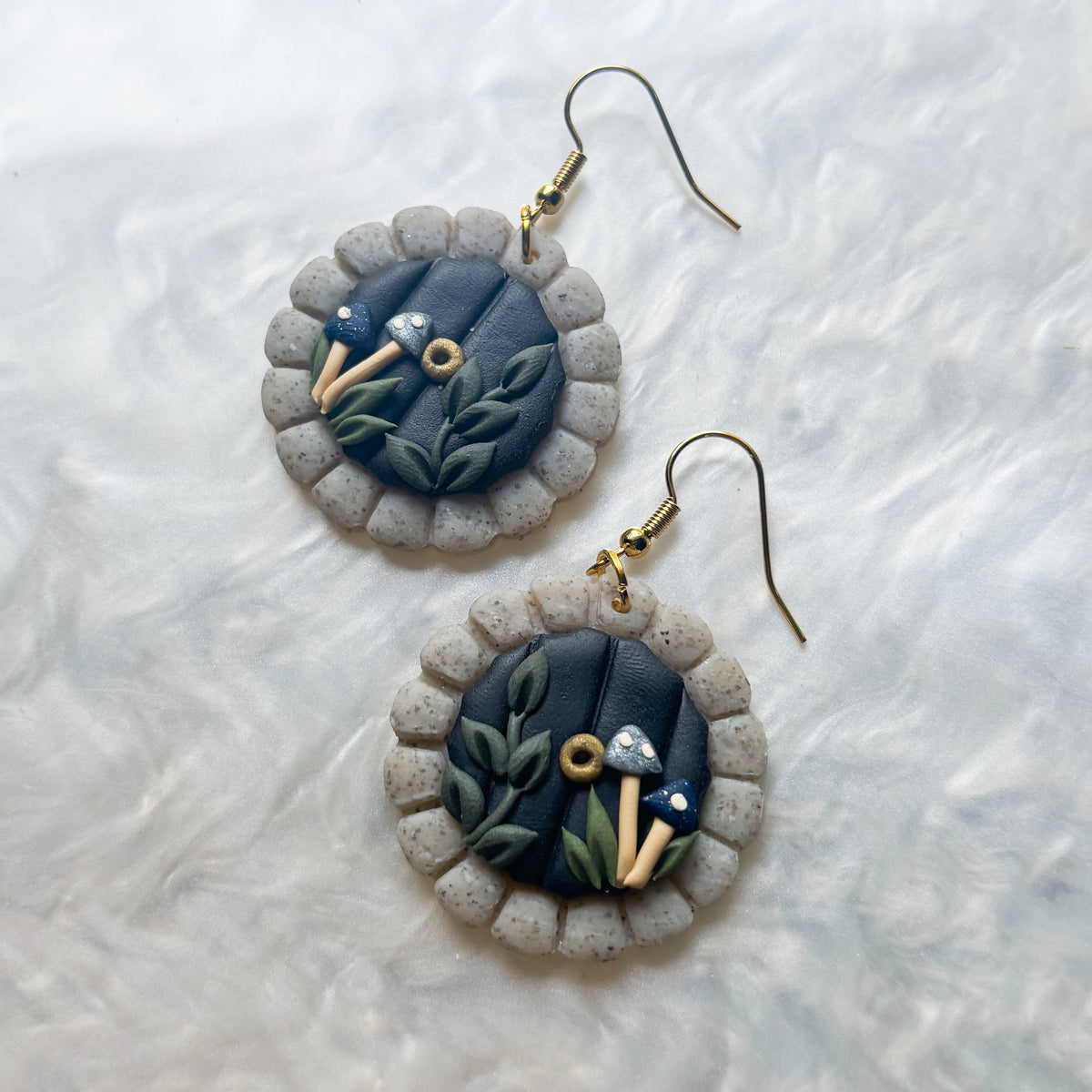 GOTHIC HOBBIT DOOR EARRINGS