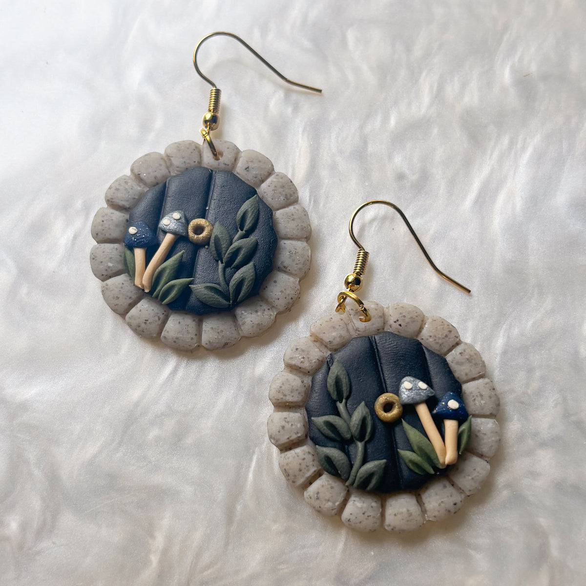 GOTHIC HOBBIT DOOR EARRINGS