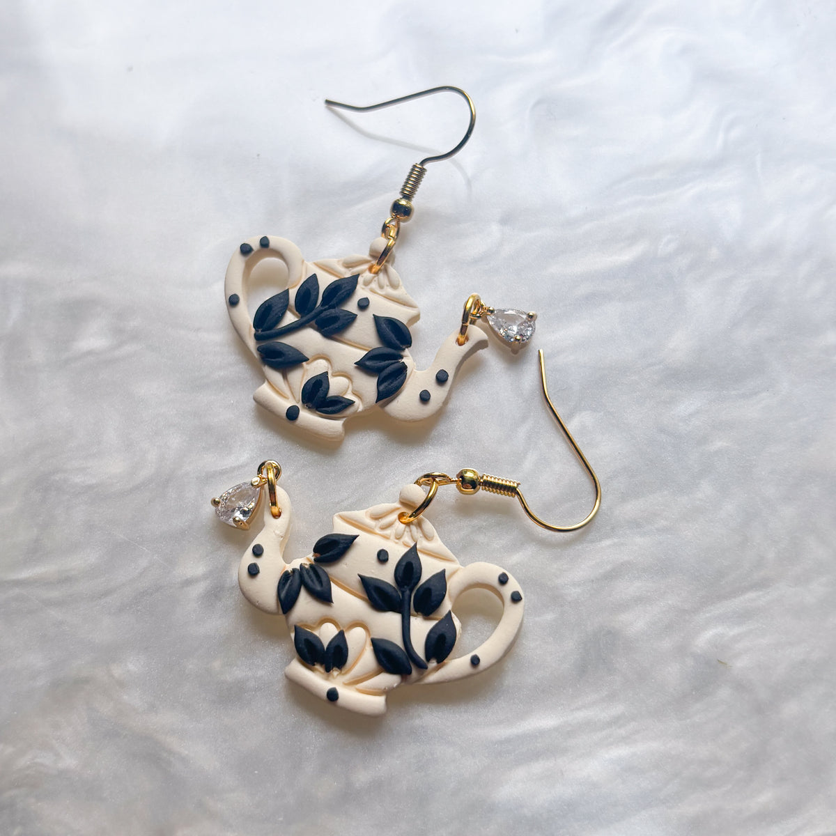 GOTHIC TEAPOT EARRINGS