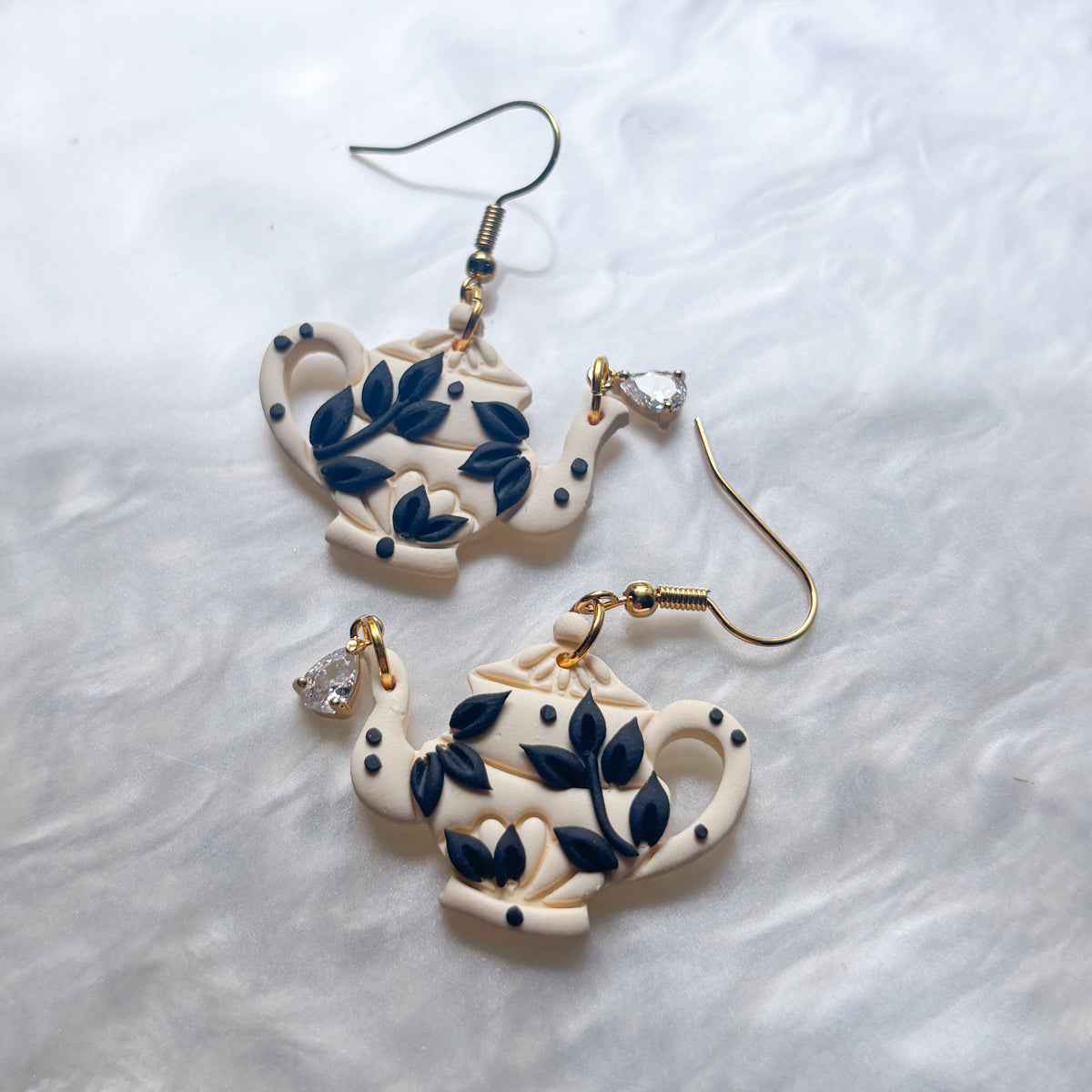 GOTHIC TEAPOT EARRINGS