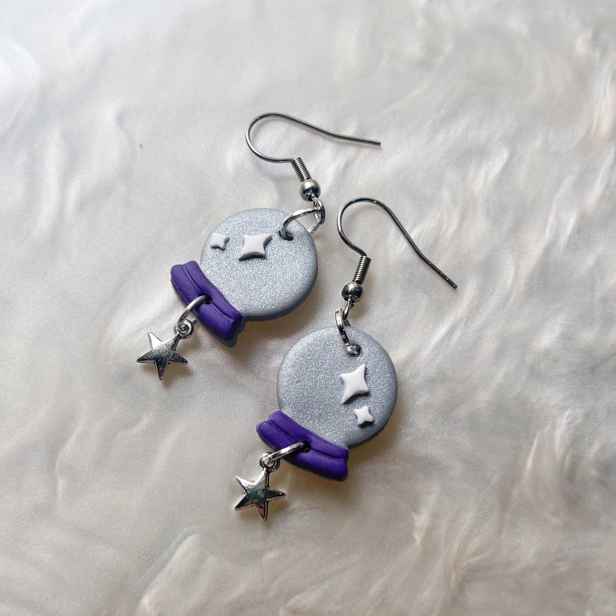CRYSTAL BALL EARRINGS