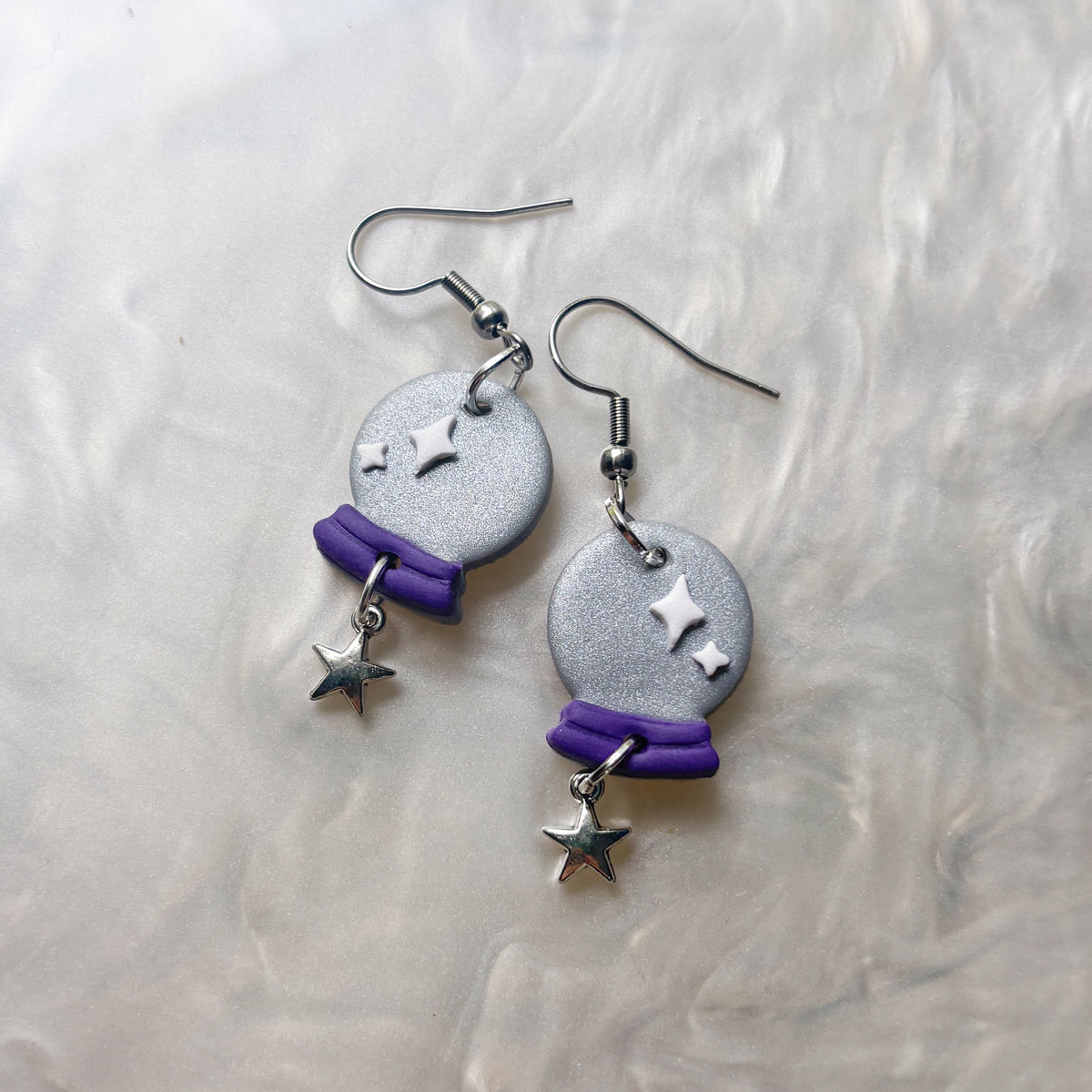 CRYSTAL BALL EARRINGS
