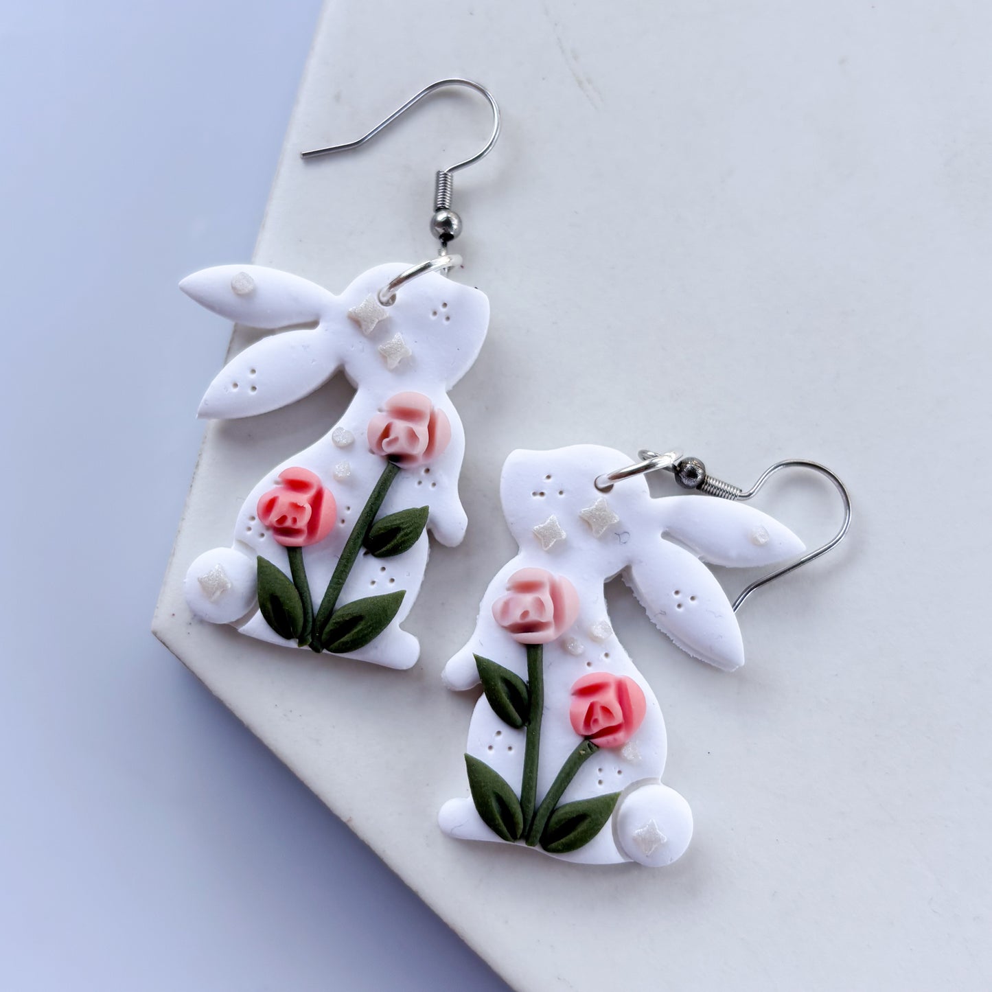 ROSE RABBIT EARRINGS