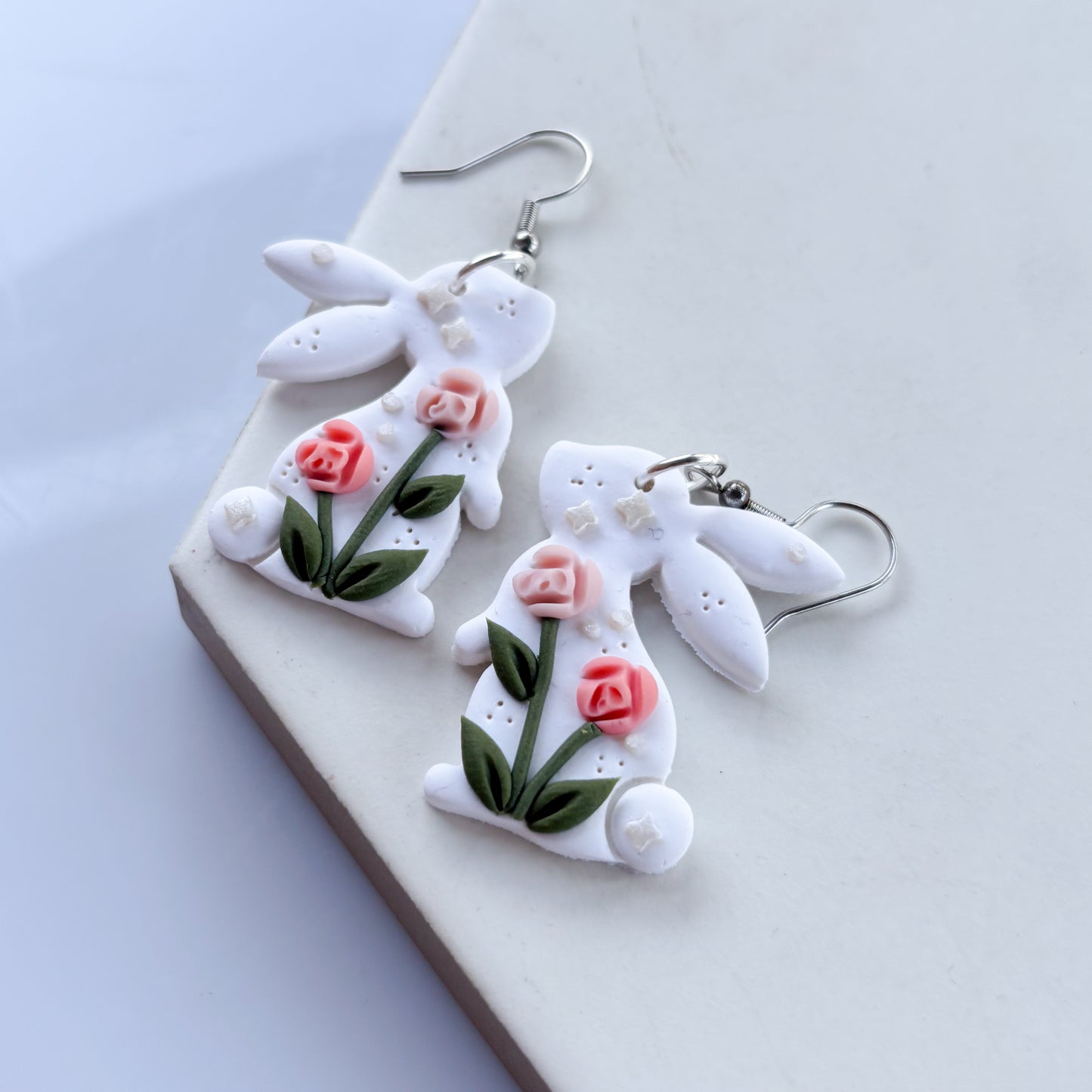 ROSE RABBIT EARRINGS
