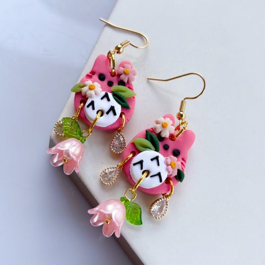 PINK TOTORO EARRINGS