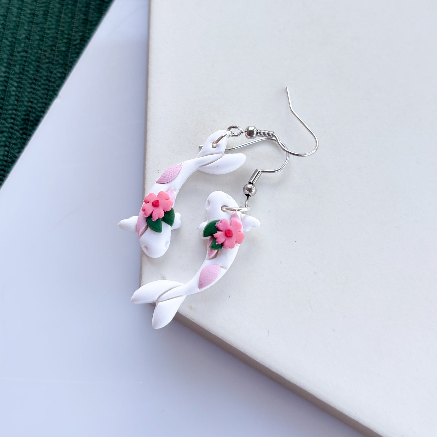 PINK KOI EARRINGS