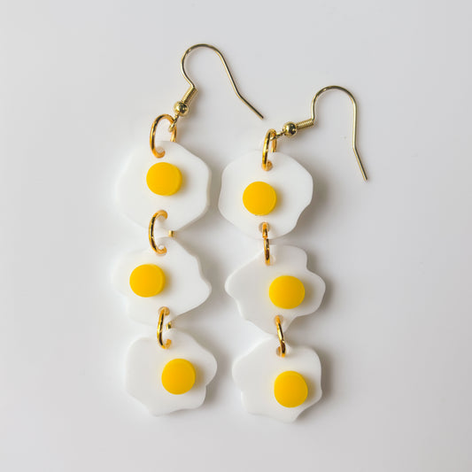 EGG TRIO ACRYLIC EARRINGS