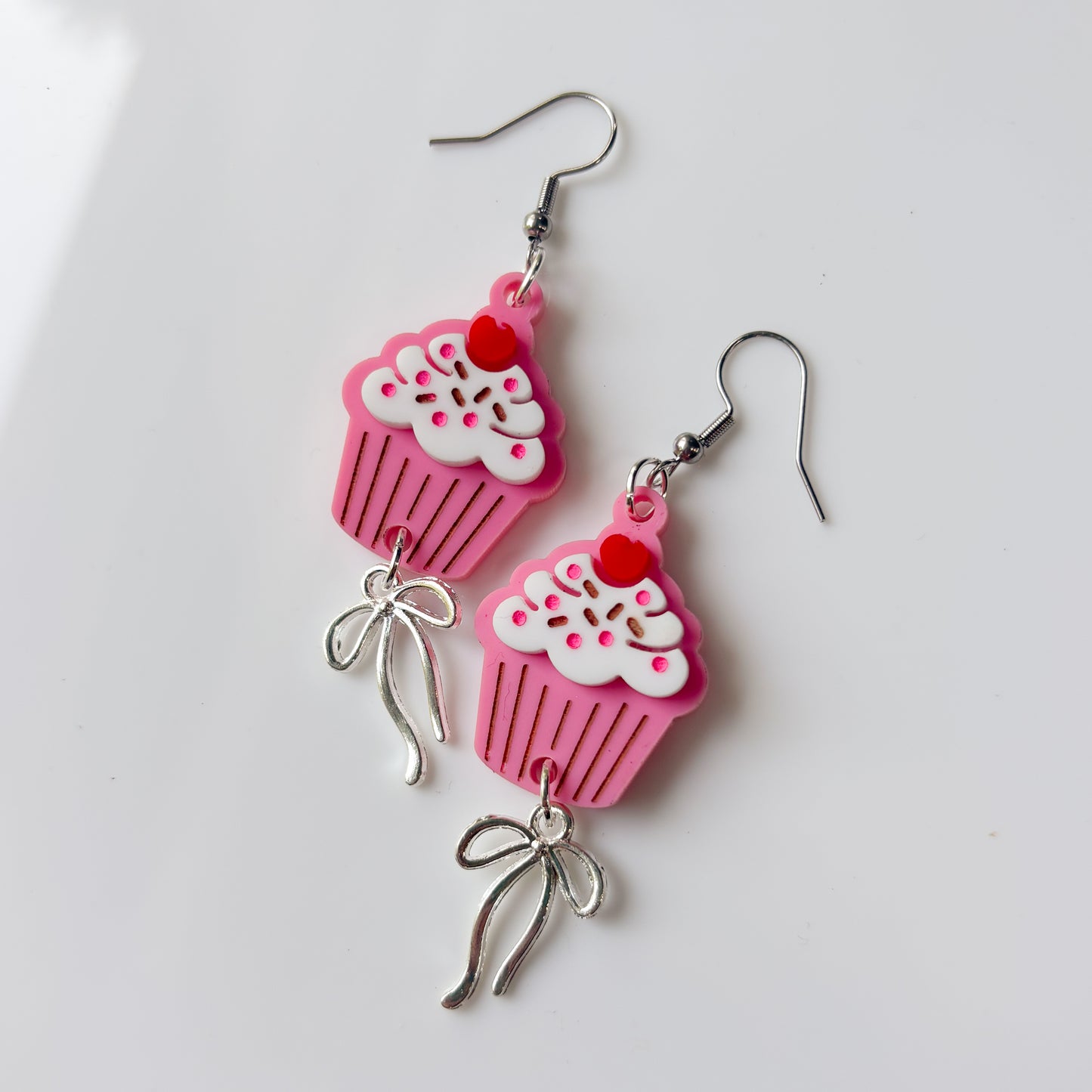 CUPCAKE ACRYLIC EARRINGS