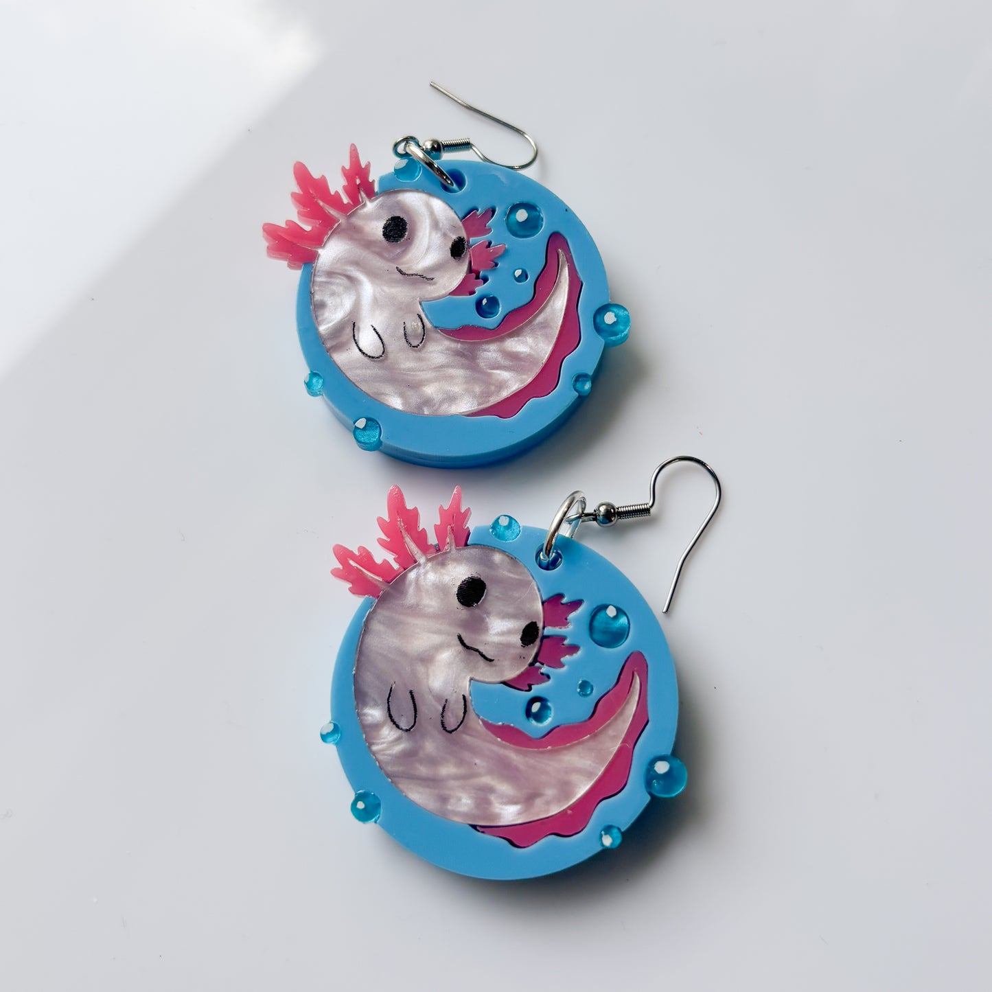 AXOLOTL ACRYLIC EARRINGS