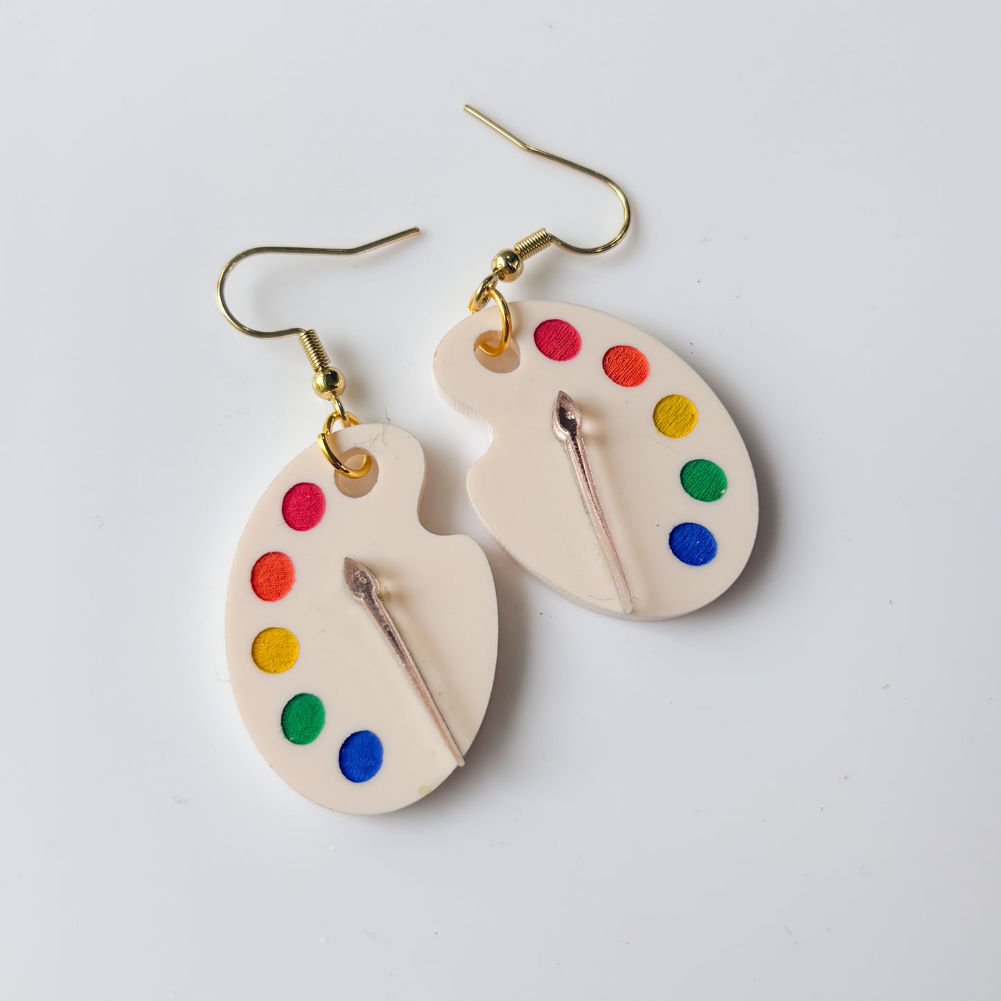 ARTIST PALETTE ACRYLIC EARRINGS