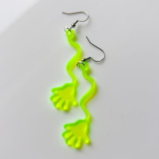 STICKY HAND ACRYLIC EARRINGS