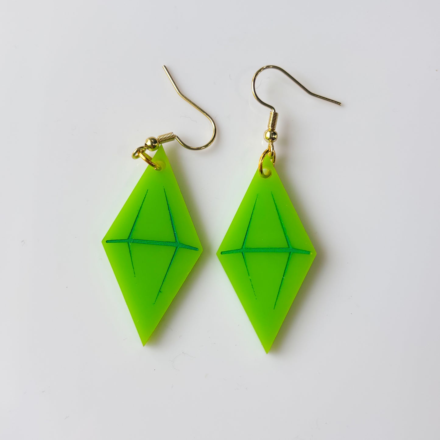 PLUMBOB ACRYLIC EARRINGS