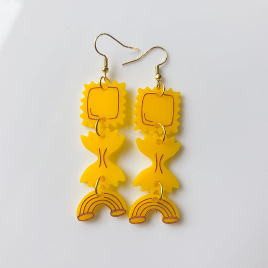 PASTA TRIO ACRYLIC EARRINGS