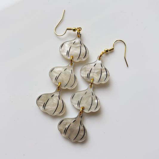 GARLIC TRIO ACRYLIC EARRINGS