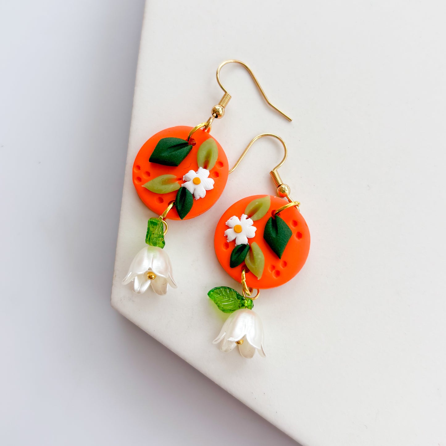 ORANGE & BLOSSOM EARRINGS