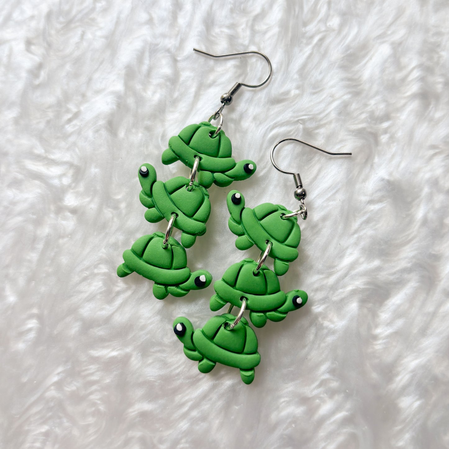 TURTLE BALLOON ANIMAL TRIO EARRINGS