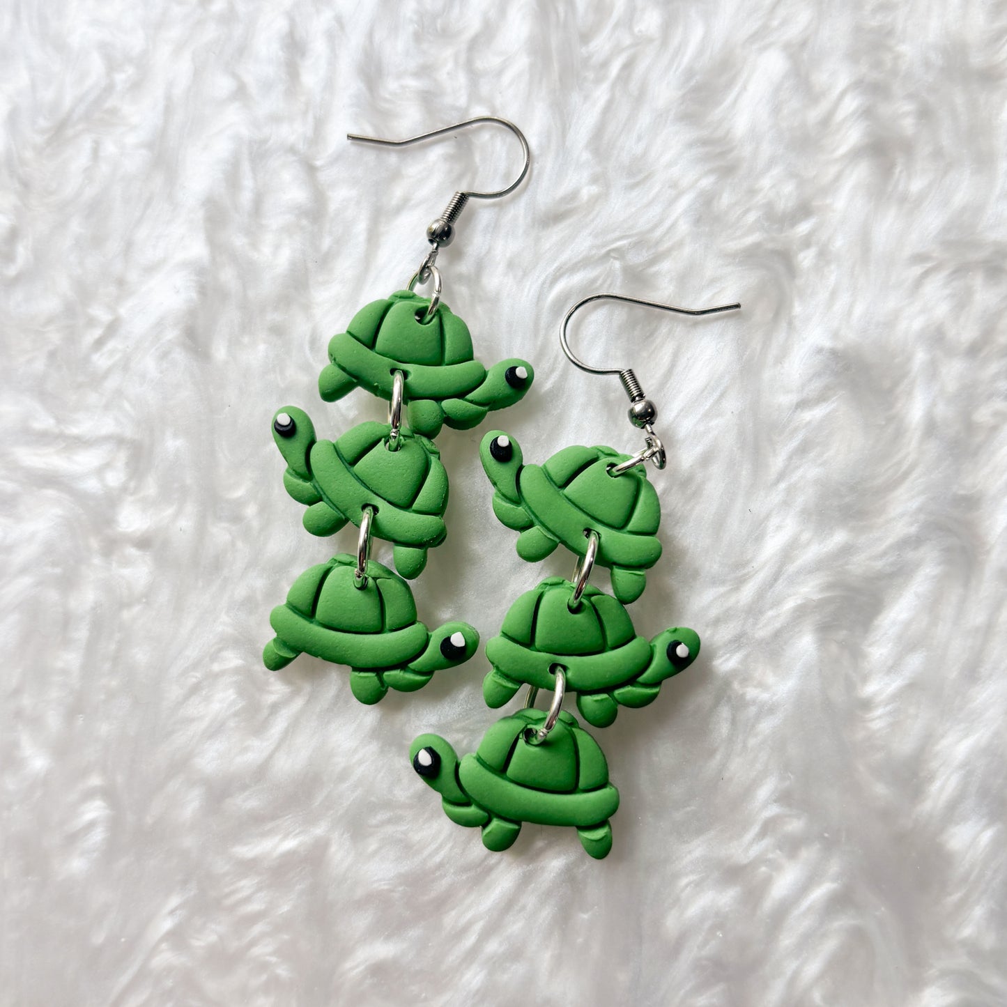 TURTLE BALLOON ANIMAL TRIO EARRINGS