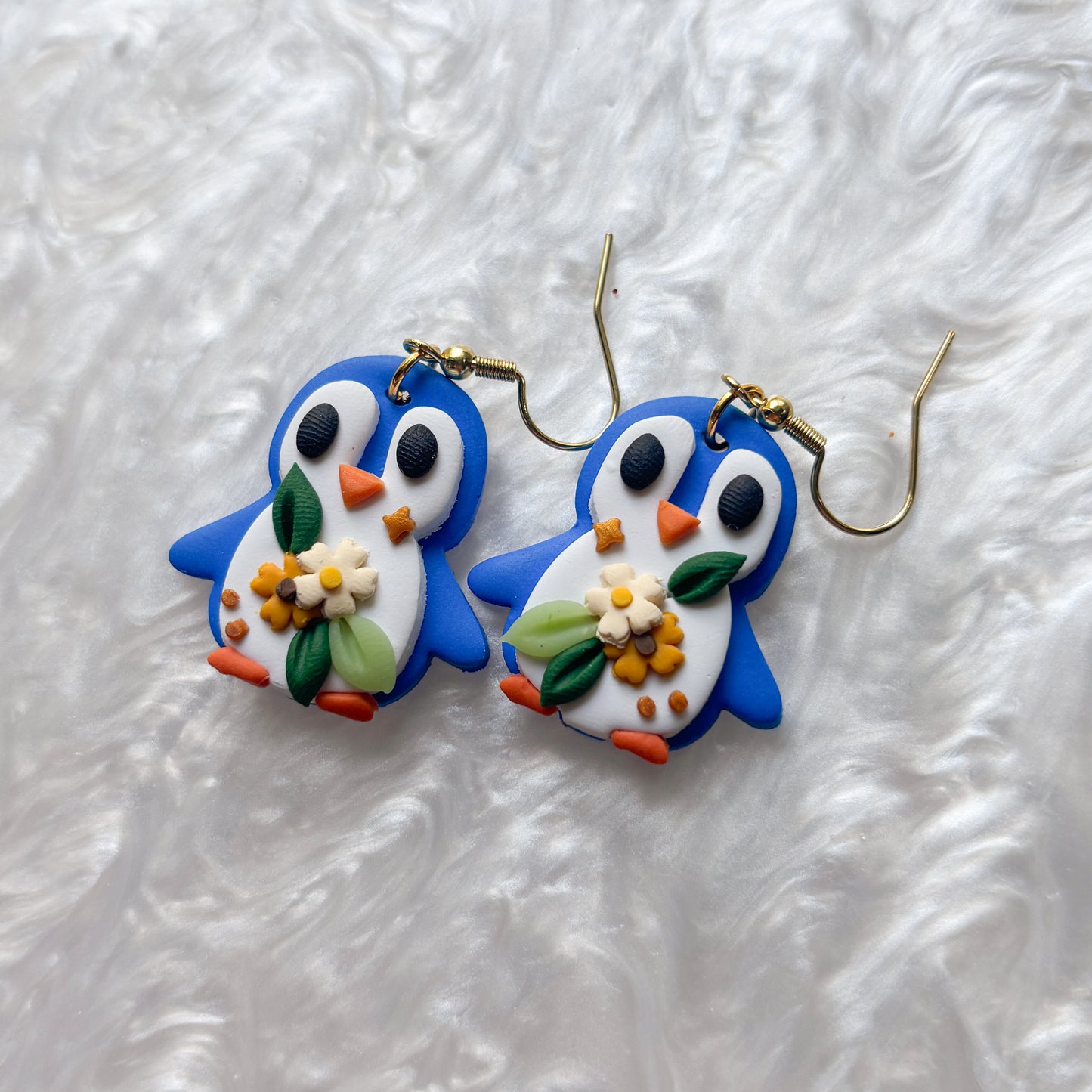 BLUE PENGUIN EARRINGS