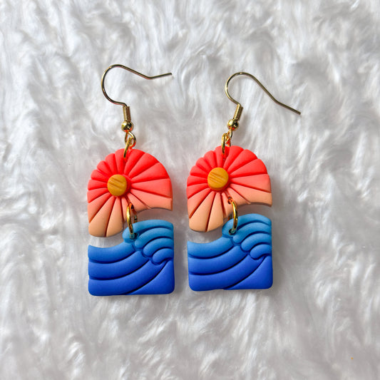 SUNSET OCEAN EARRINGS