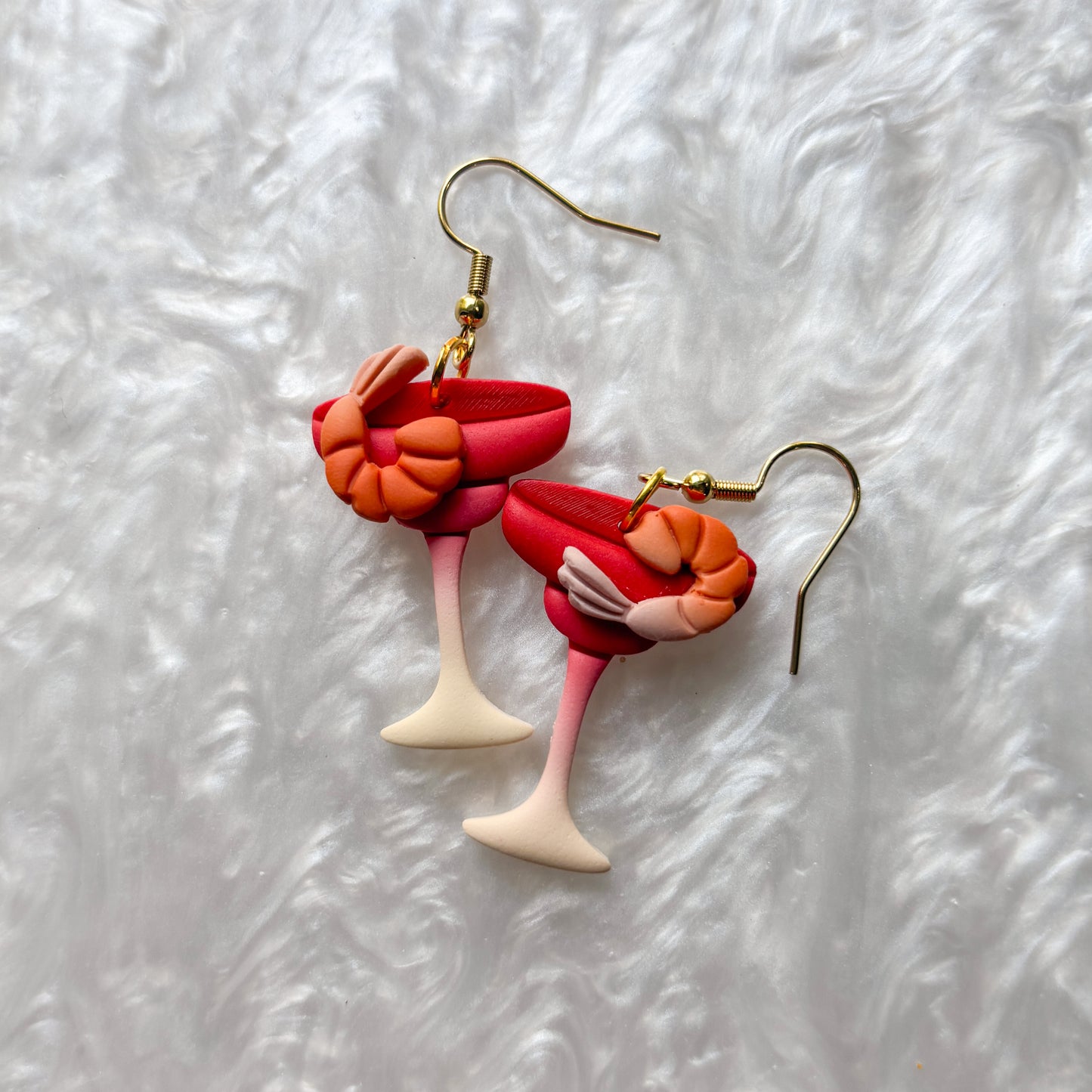 SHRIMP COCKTAIL EARRINGS