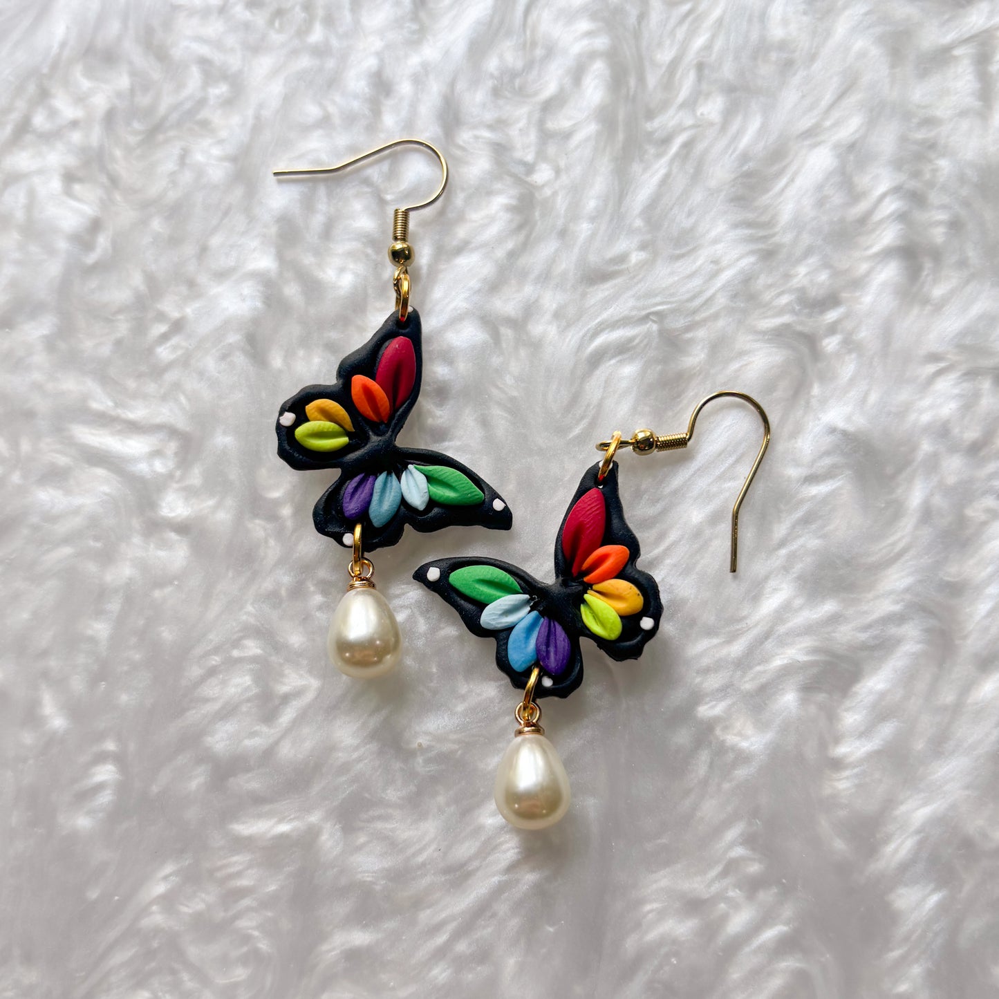RAINBOW BUTTERFLY EARRINGS