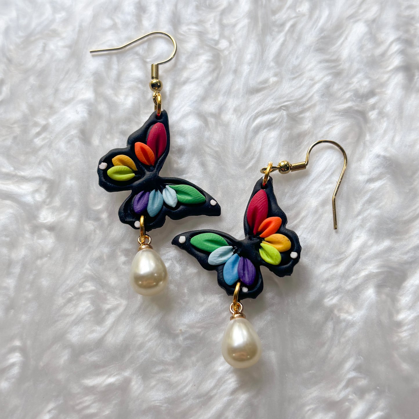 RAINBOW BUTTERFLY EARRINGS