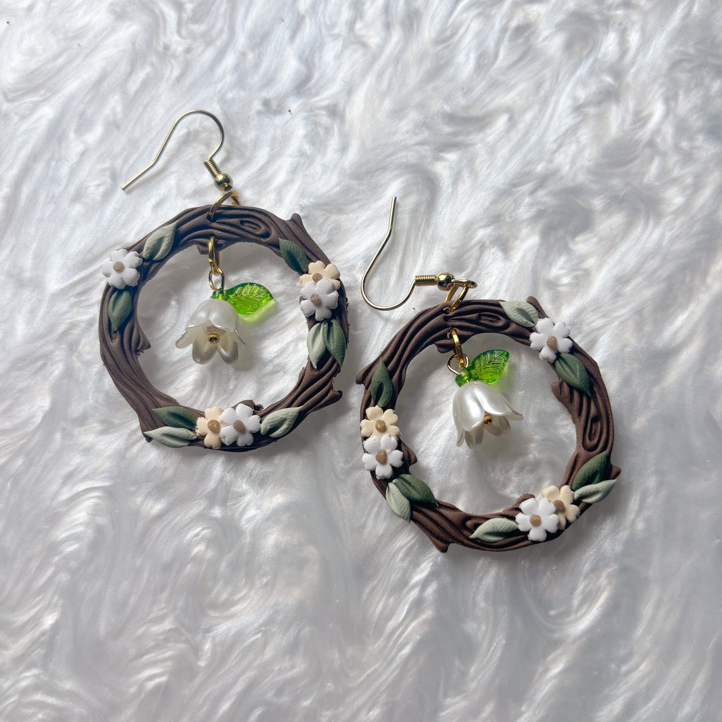 WOODLAND CIRCLE EARRINGS