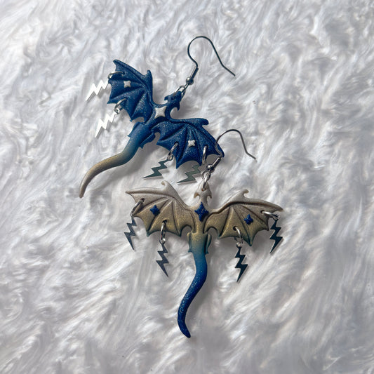 STARRY NIGHT DRAGON EARRINGS