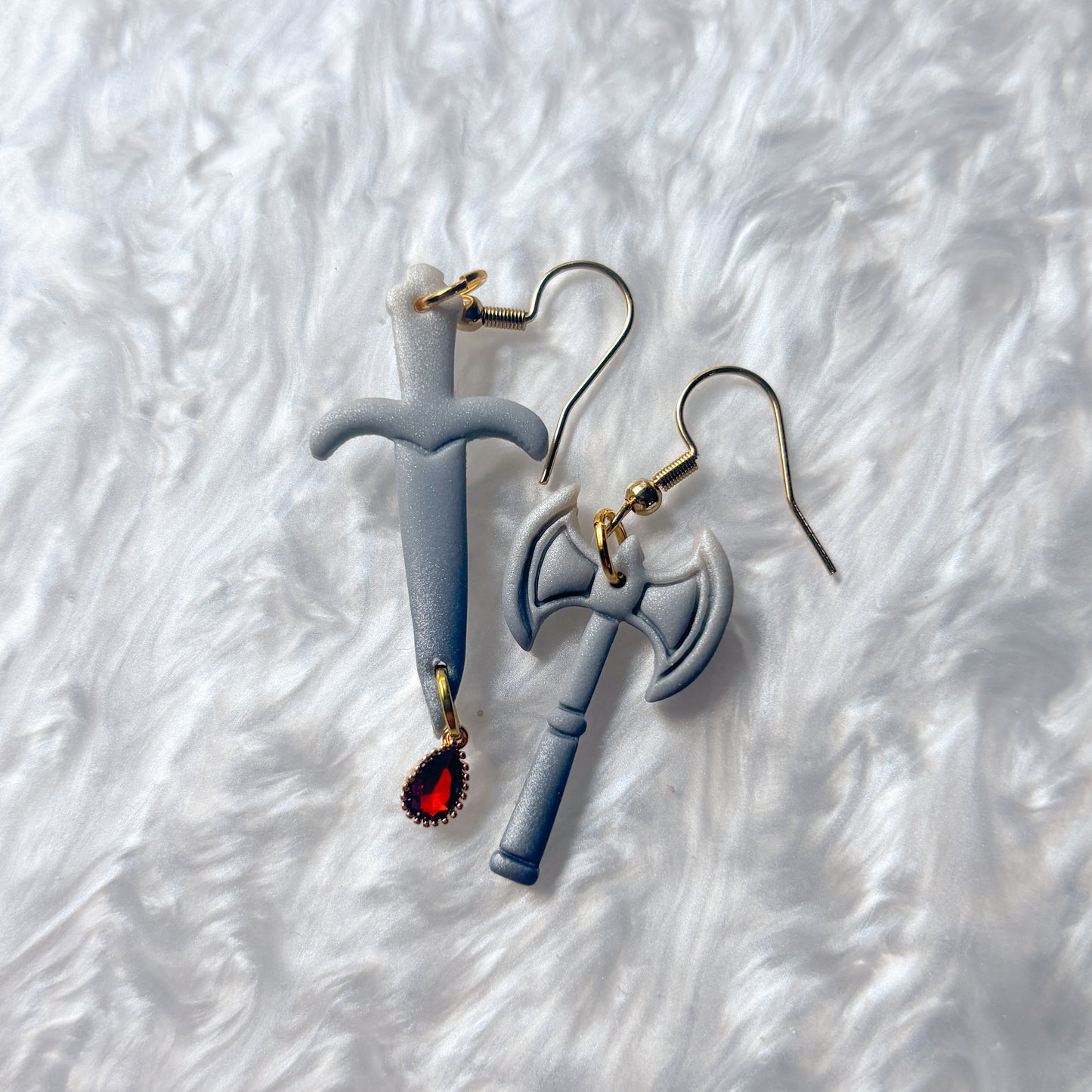 AXE & SWORD EARRINGS