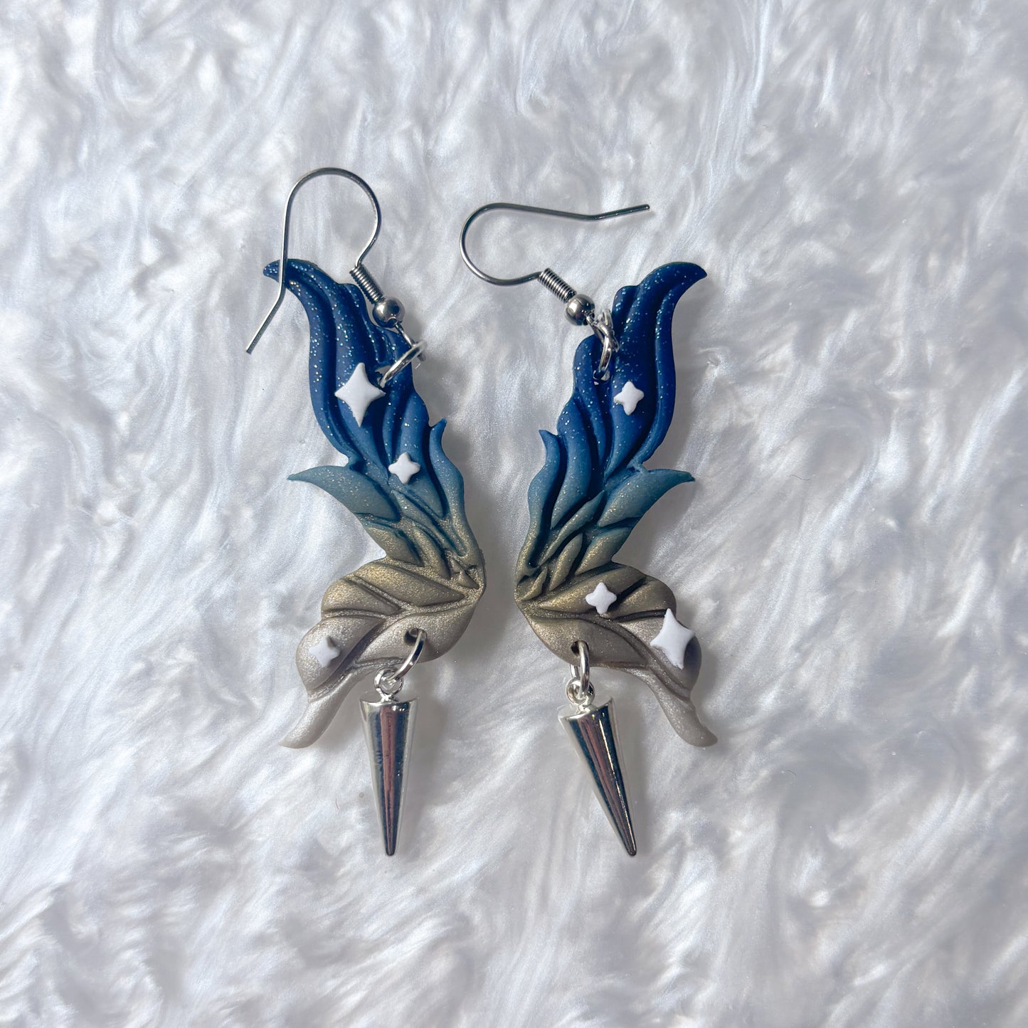 STARRY NIGHT FAIRY WING EARRINGS