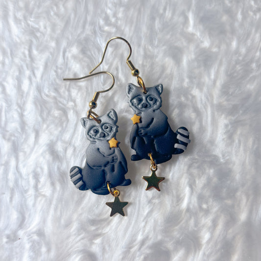 MAGIC RACCOON EARRINGS