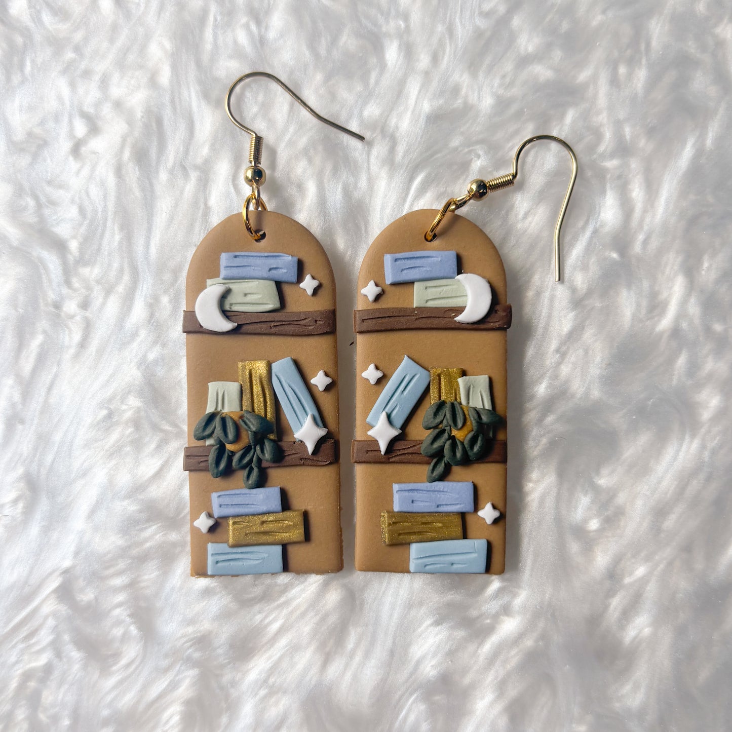 BOOKSHELF EARRINGS