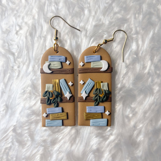 BOOKSHELF EARRINGS