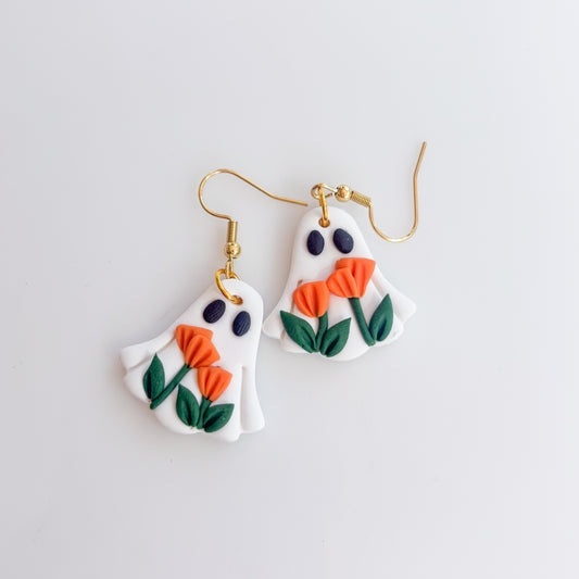 POPPY GHOST EARRINGS